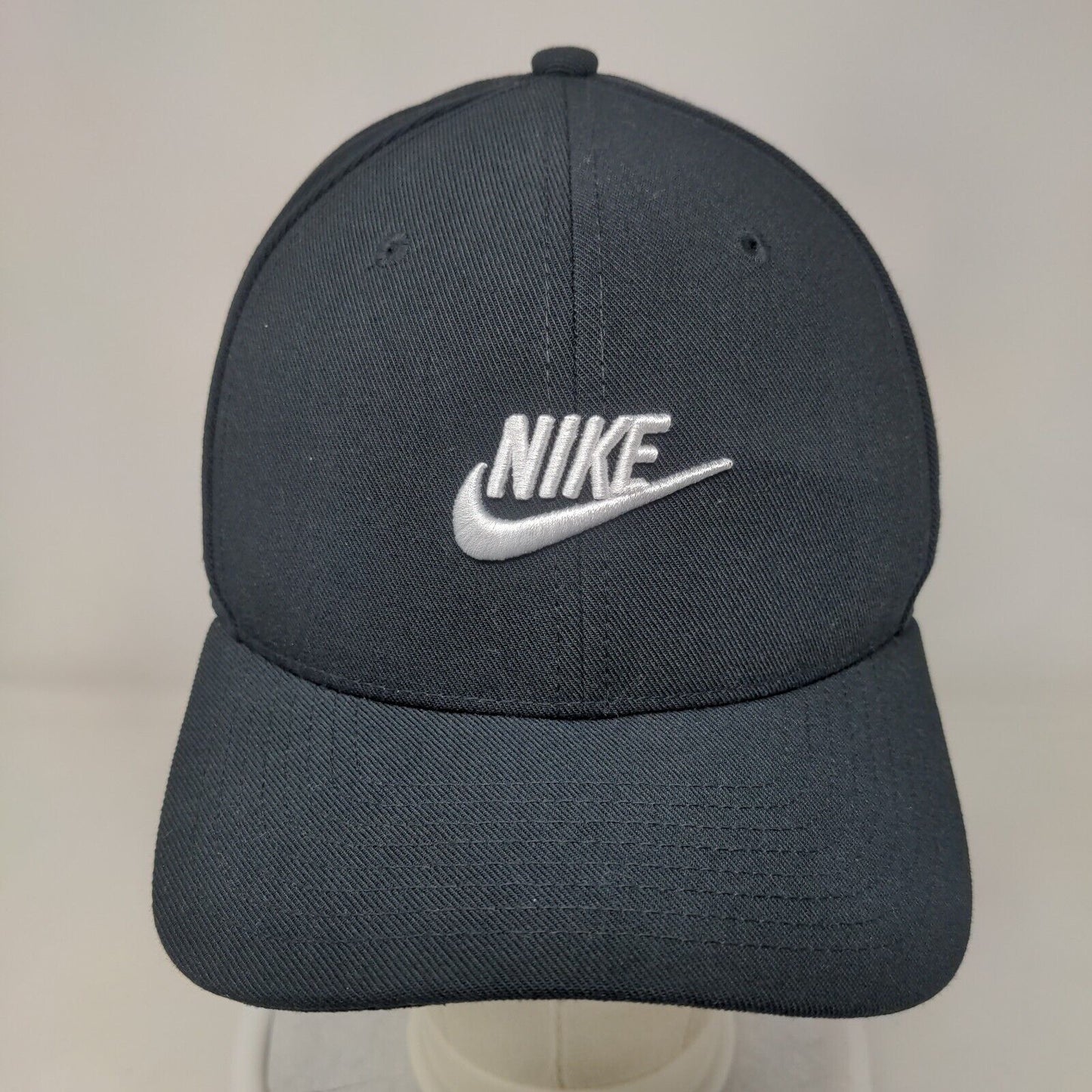 Nike Y&J 4,25,2012 Snapback Hat Black OS Adjustable Embroidered Swoosh Logo