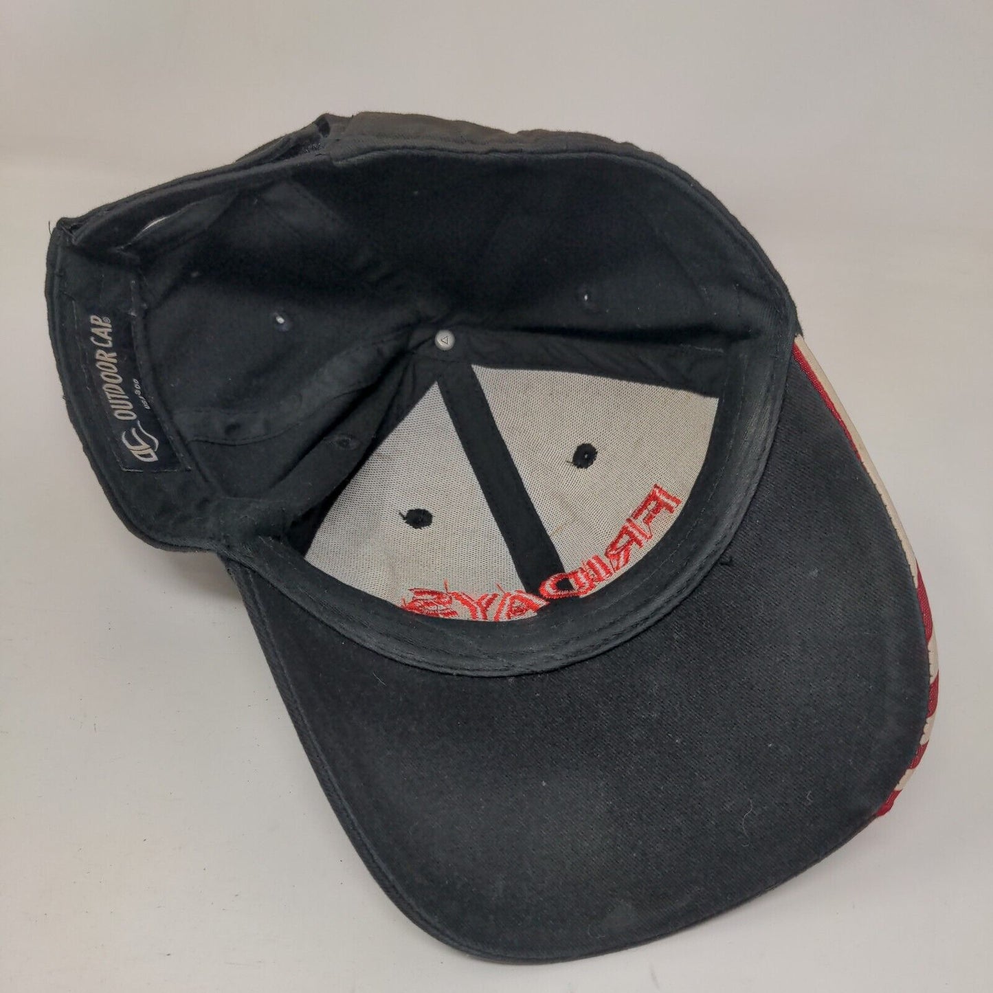 FRIDAYS American Flag Strapback Hat Black OS Adjustable Patriotic Outdoor Cap
