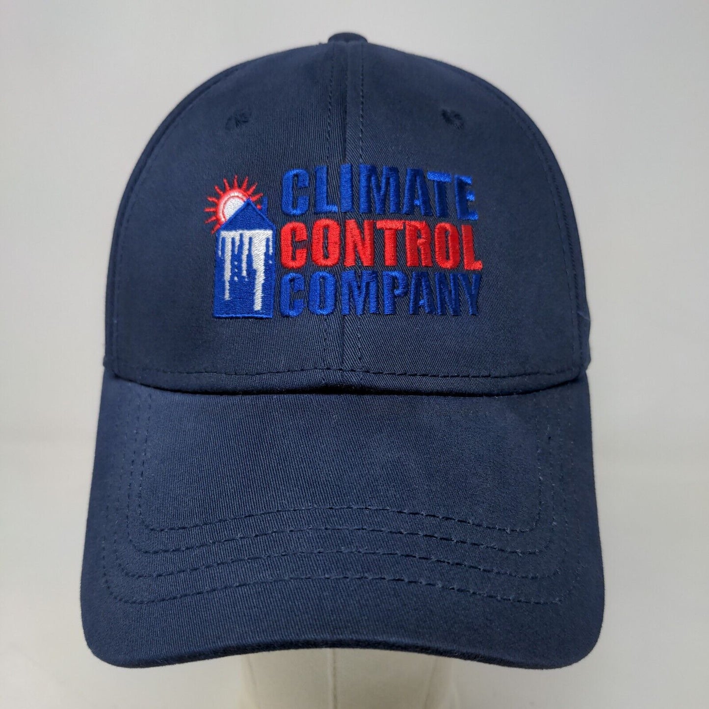 Cap America Golf Men's Fitted Hat Blue Size L/XL Climate Control Company Logo
