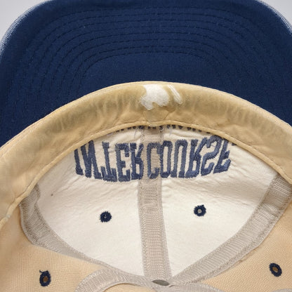 Yupoong Baseball Cap Beige Blue One Size Intercourse Pennsylvania Embroidered
