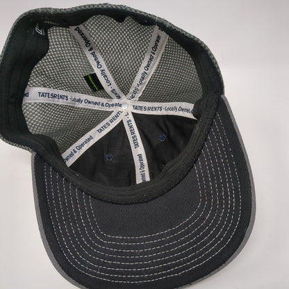 Tates Rent Fitted Trucker Hat Multicolor M/L Embroidered Mesh Back 6 Panel Q3