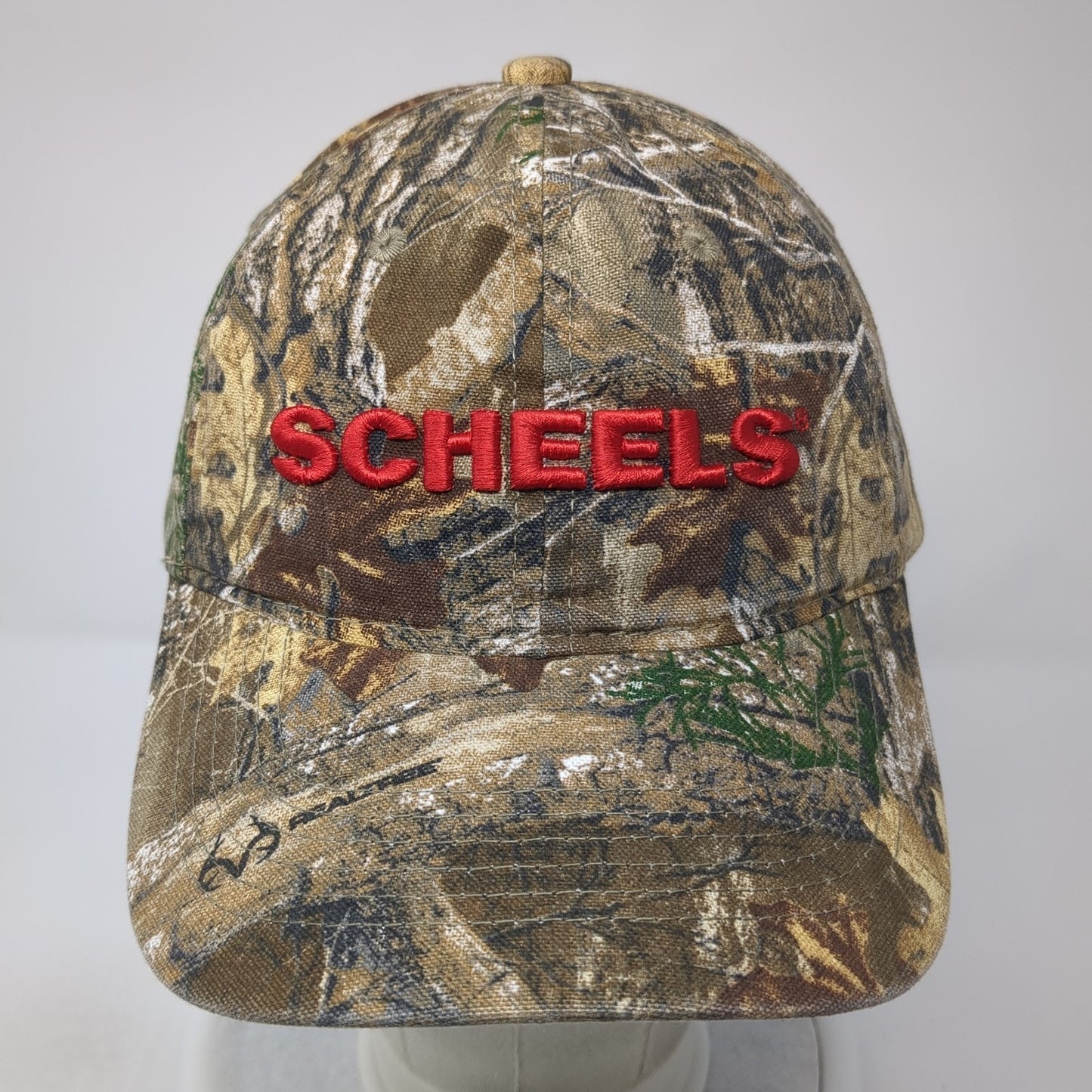 Scheels Snapback Hat Multicolor One Size Adjustable Embroidered Camouflage
