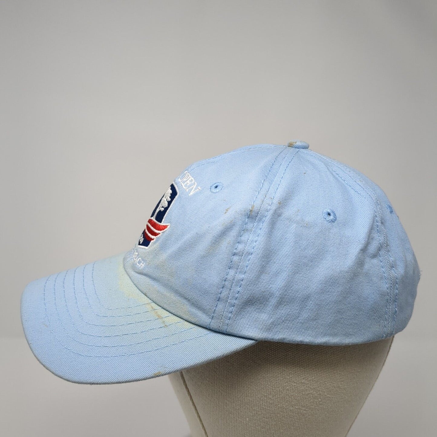 U.S. Open Pebble Beach USGA Member Slideback Hat Blue OS Adjustable Embroidered