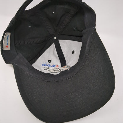 Suzuki 25th Anniversary First on 4 Wheels Strapback Hat Black OS Adjustable