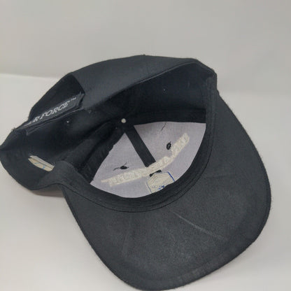 US Air Force CMSGTRETIRED Strapback Hat Black OSFM Adjustable Embroidered KYS