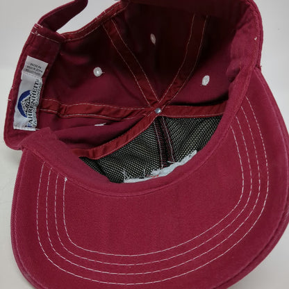 Fahrenheit Baseball Cap Red One Size Ride For Joy Horse Equestrian Slideback Hat