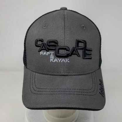 Cascade Raft & Kayak Idaho Snapback Trucker Hat Gray OSFA Adjustable Mesh Back