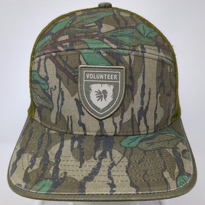 Outdoor Cap Baseball Cap Green One Size NWTF Volunteer Camo Patch Mesh Back Hat