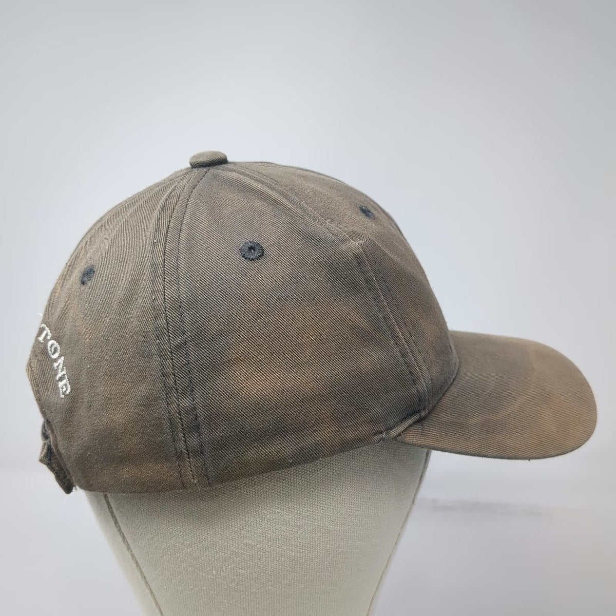 Gray Baseball Cap One Size Bear Paw Geometric Pattern Yellowstone Strapback Hat