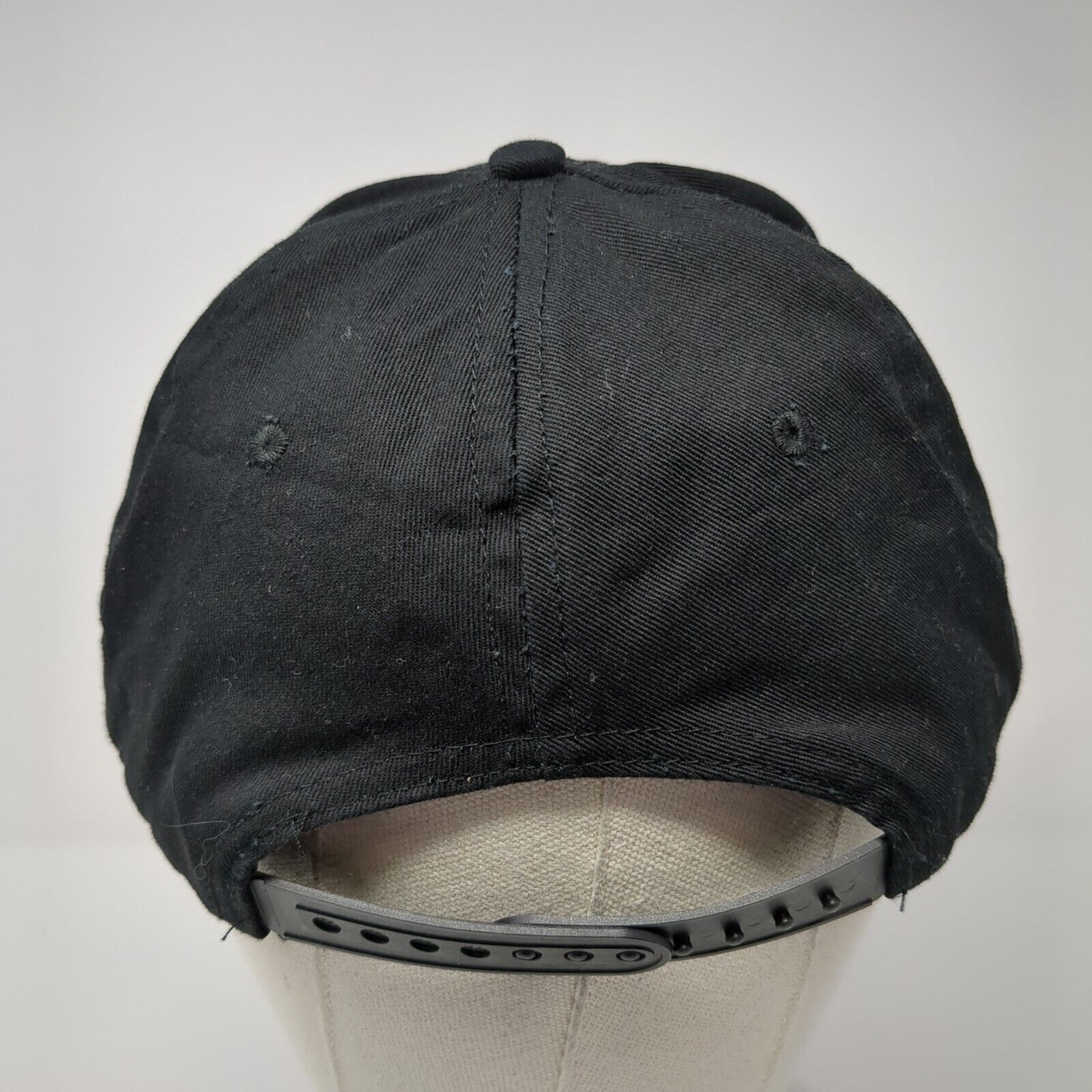 Rainbow Love Snapback Hat Black One Size Adjustable Solid Embroidered