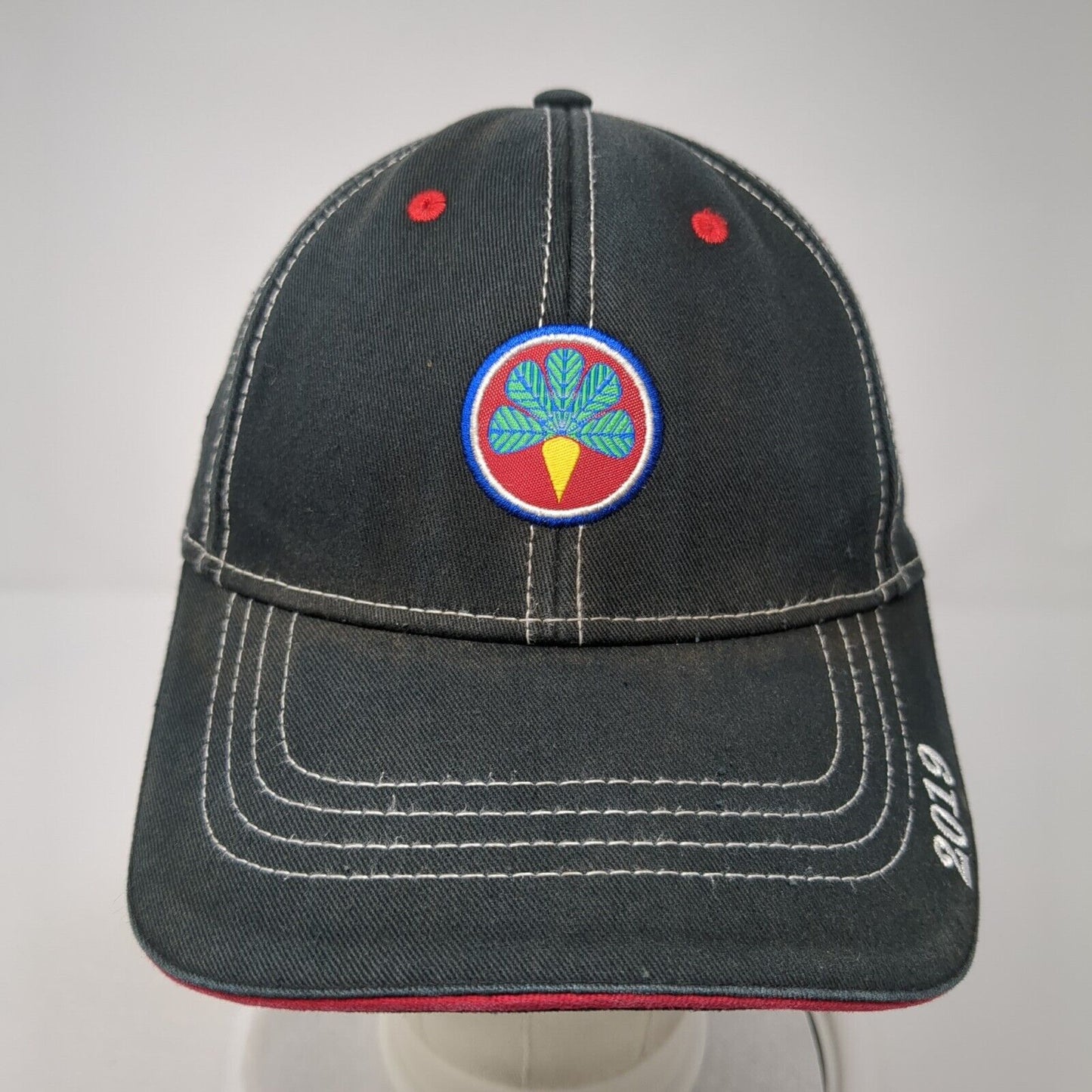 2019 Diamond Plated Strapback Hat Black OS Adjustable Embroidered Coaches Choice