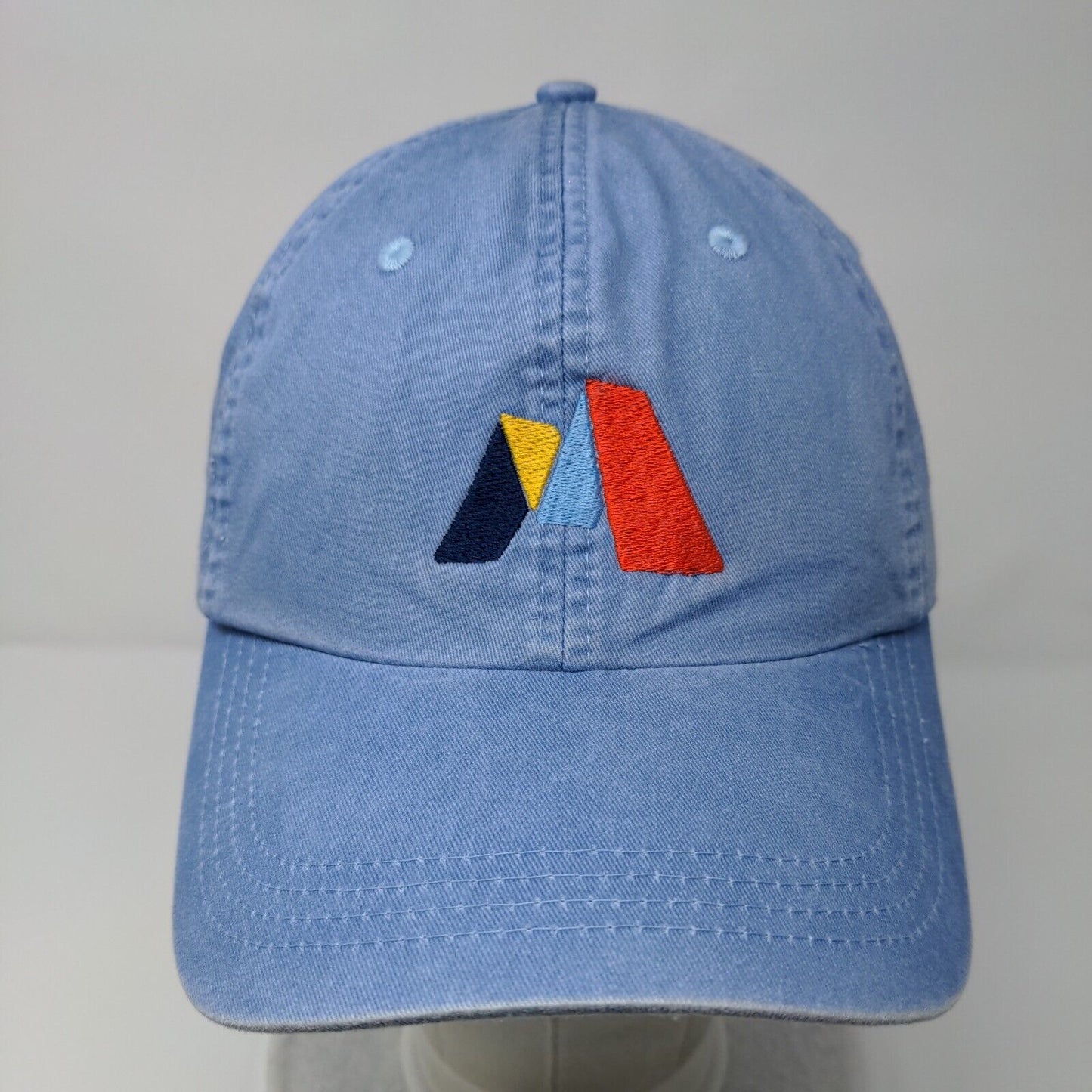 Ahead Casuals Slideback Hat Blue OSFA Mid Fit Adjustable Embroidered 6 Panel