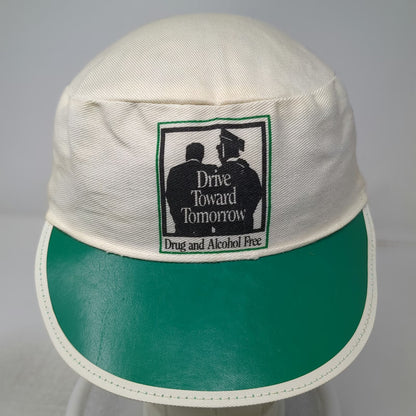 Army Cap White Green One Size Drive Toward Tomorrow Ohio ODOT Highway Safety Hat