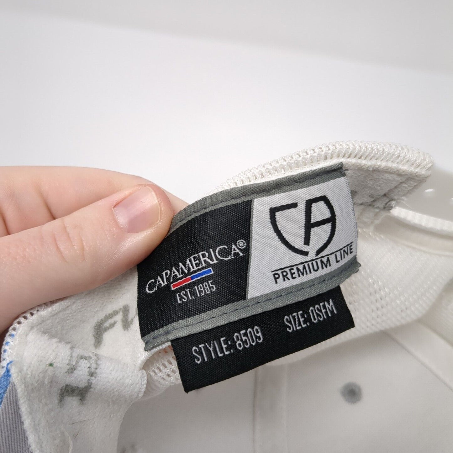 CompuNet G12 Snapback Trucker Hat Multicolor OS Adjustable Mesh Back Cap America