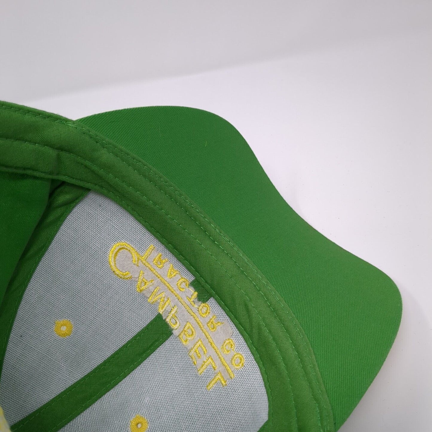 Campbell Tractor Co Strapback Hat Green One Size John Deere 6 Panel