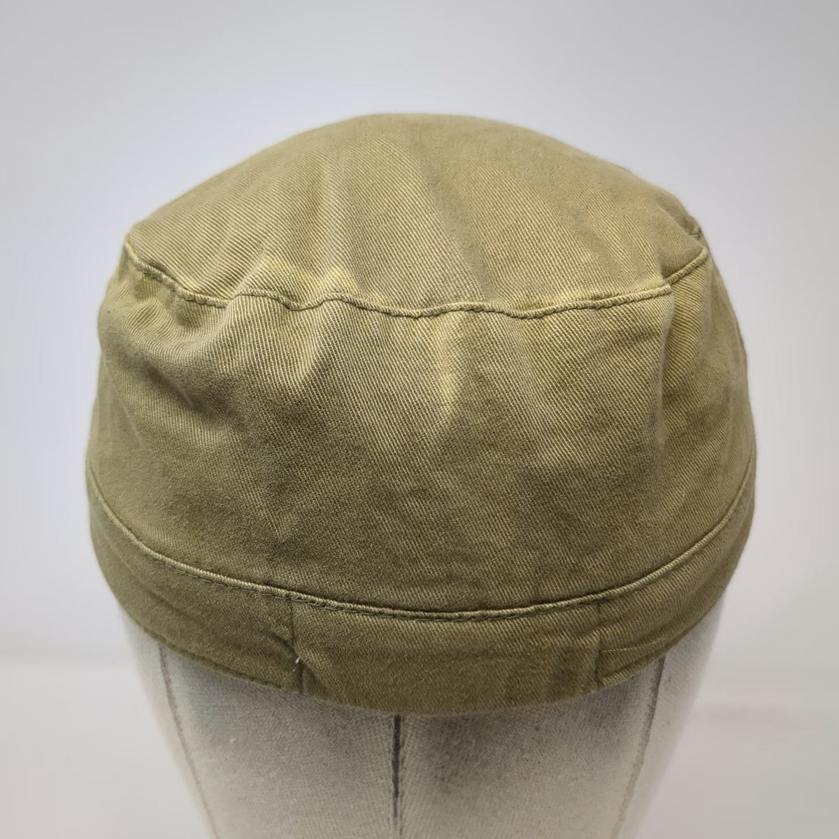 Elastafit DBY Army Cap Brown One Size Floral Lining Buckle Detail Cotton Hat