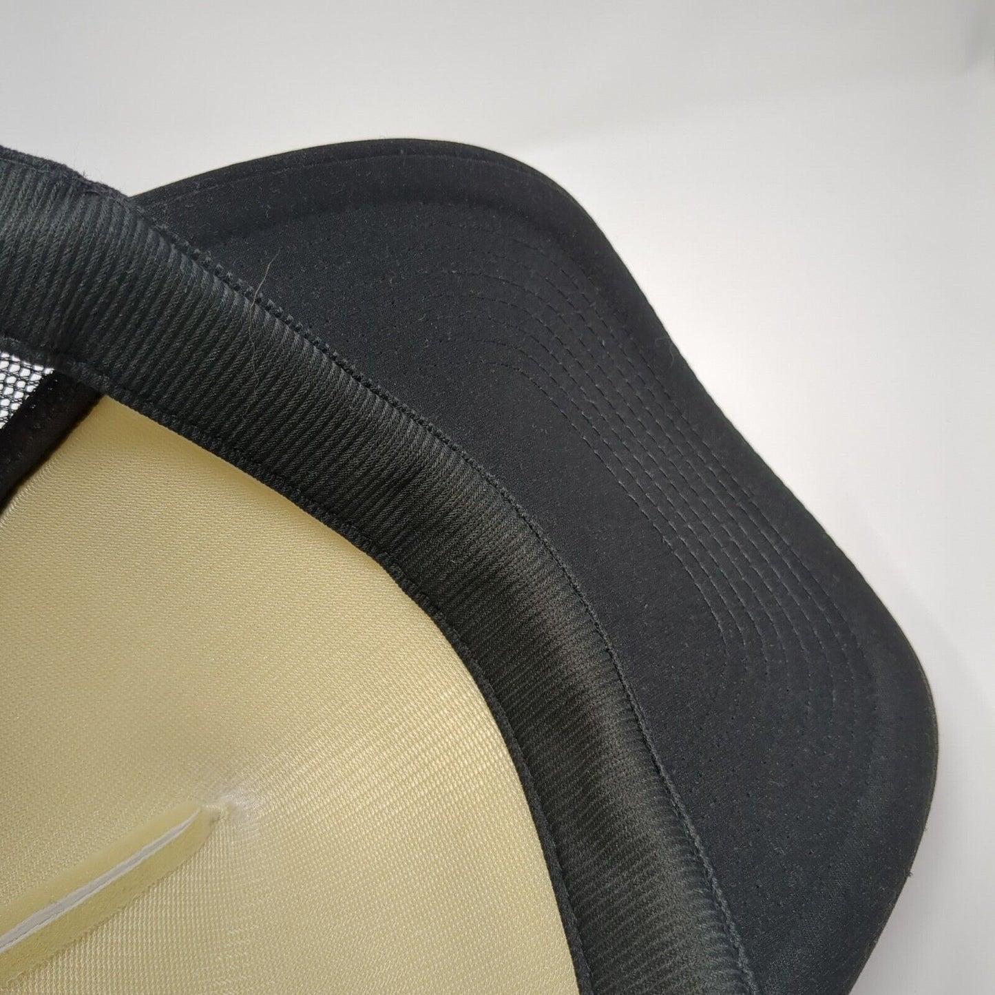 Cobra Snapback Trucker Hat Black One Size Adjustable Mesh Back Rope Blank