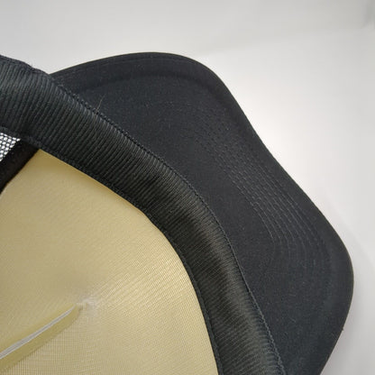 Cobra Snapback Trucker Hat Black One Size Adjustable Mesh Back Rope Blank