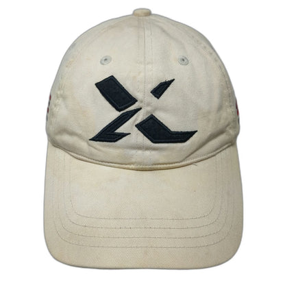 Tour Edge Exotics Baseball Cap Beige One Size Hat Golf X Logo Graphic Underbrim