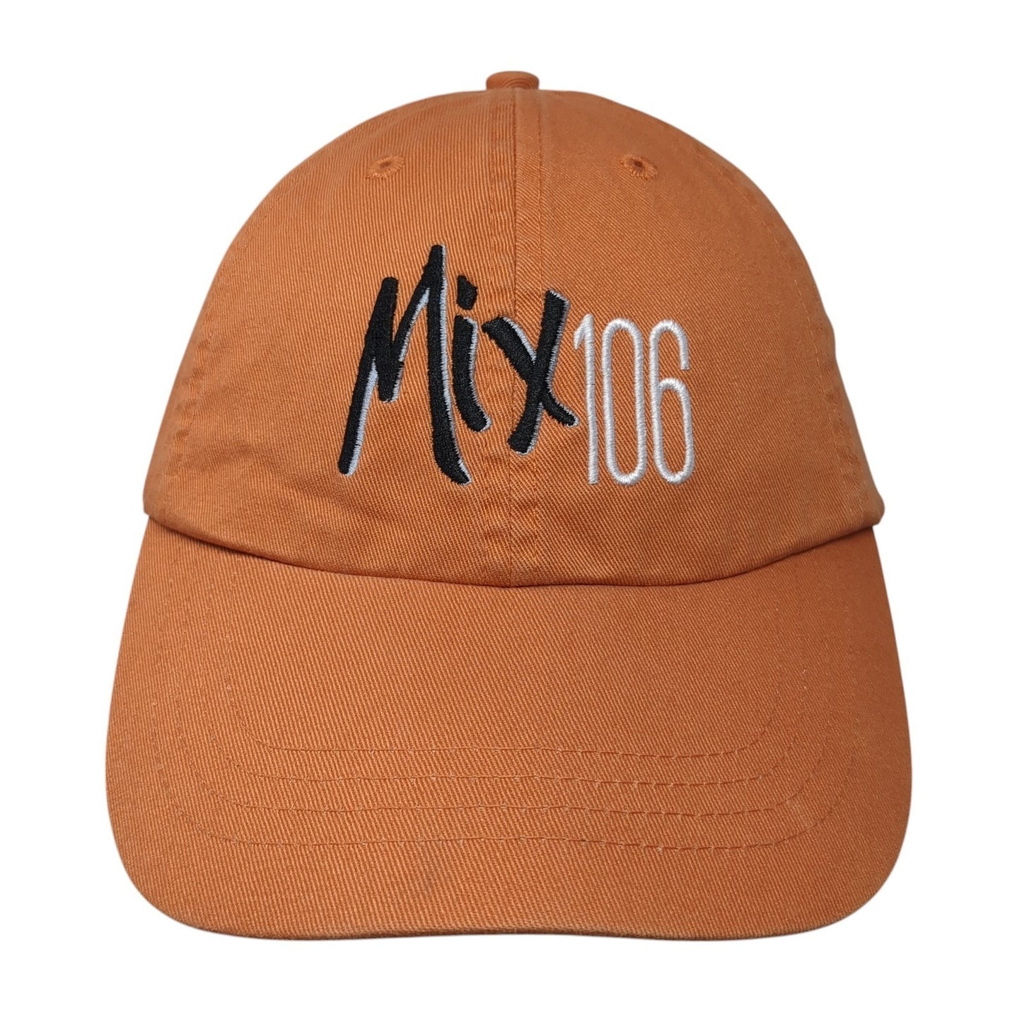 Mix 106 Foot & Ankle Medical Center Baseball Cap Orange One Size Adjustable KC