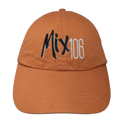 Mix 106 Foot & Ankle Medical Center Baseball Cap Orange One Size Adjustable KC