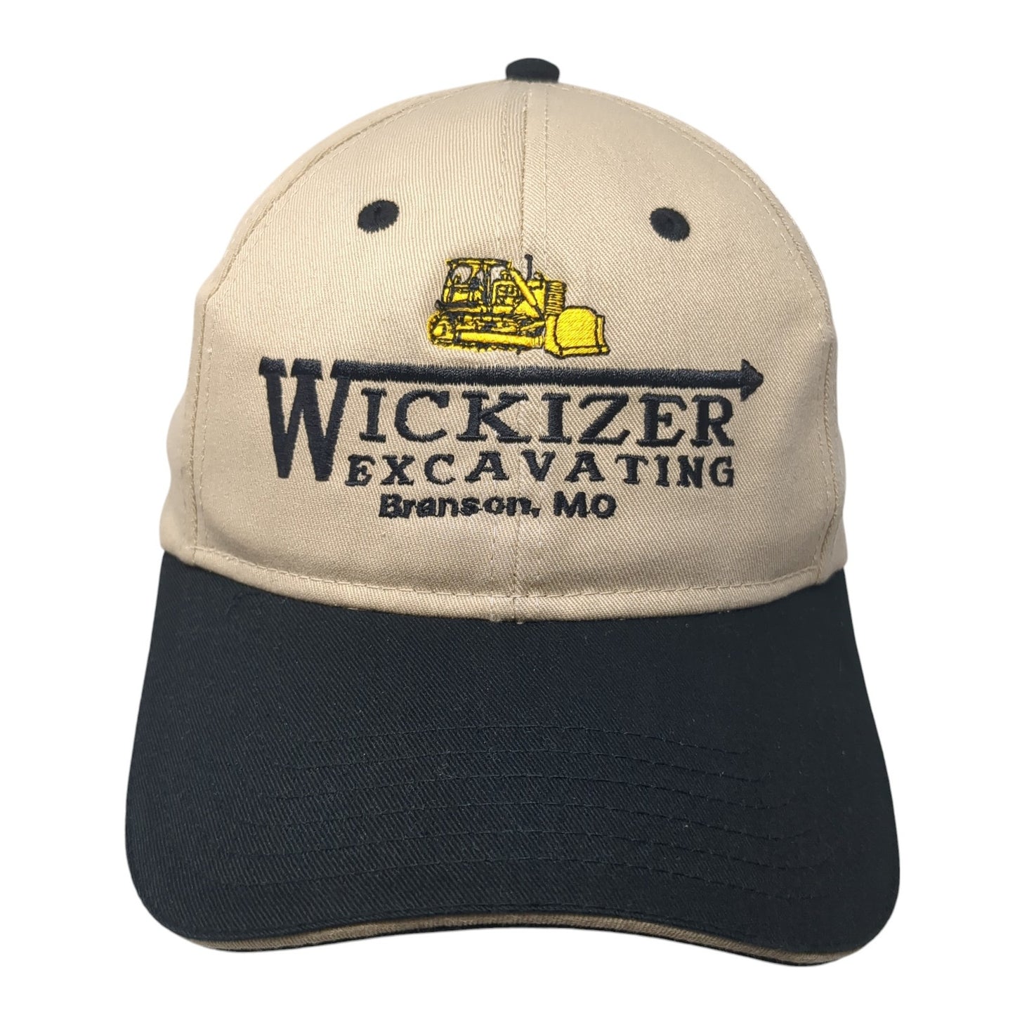 Wickizer Excavating Branson MO Baseball Cap Brown One Size Adjustable Otto