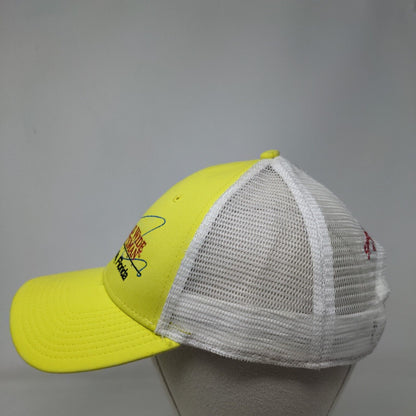 World Wide Sportsman Fish Snapback Mesh Back Trucker Hat Yellow One Size