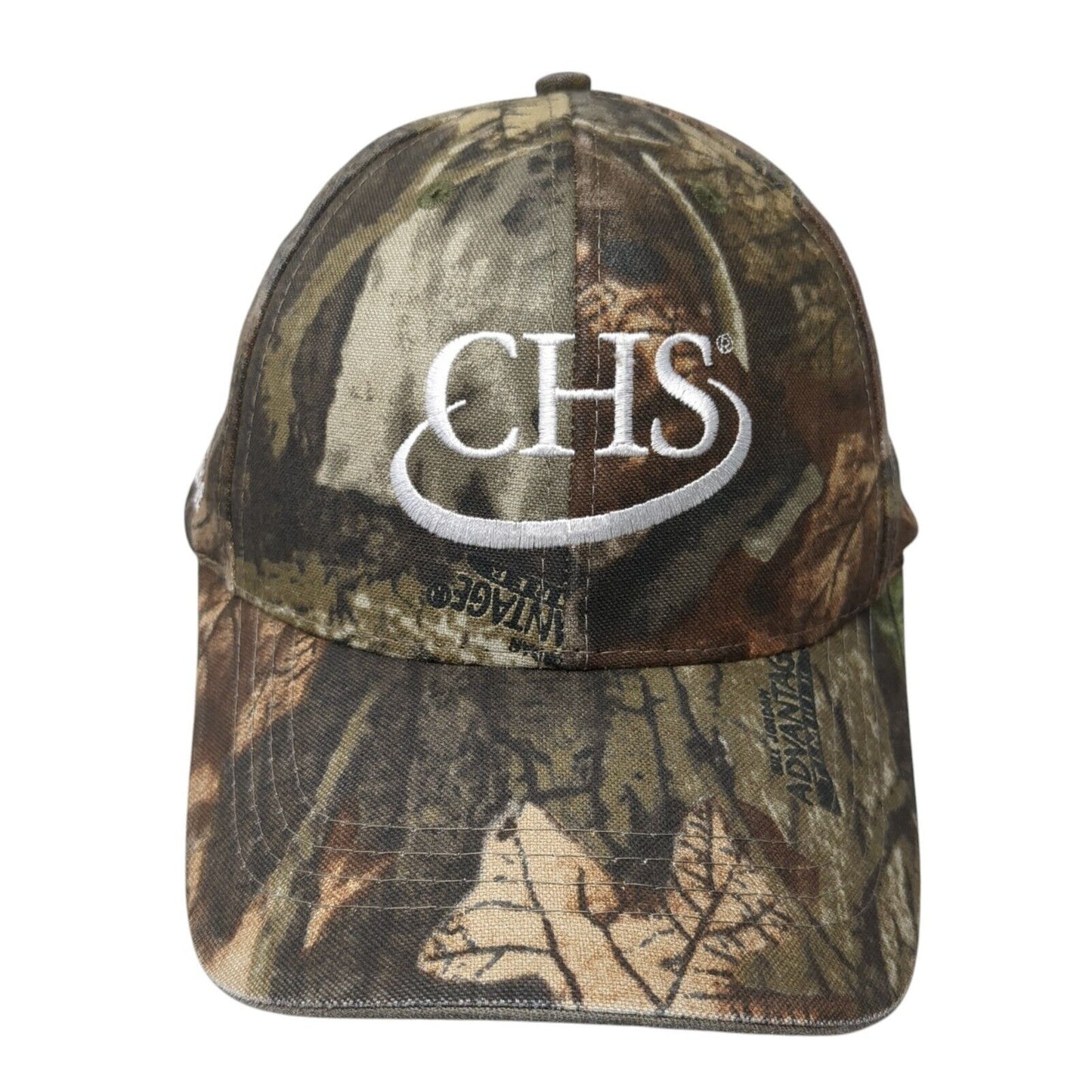 CHS Strapback Hat Camo One Size Bingham Cooperative Agronomy Hunting