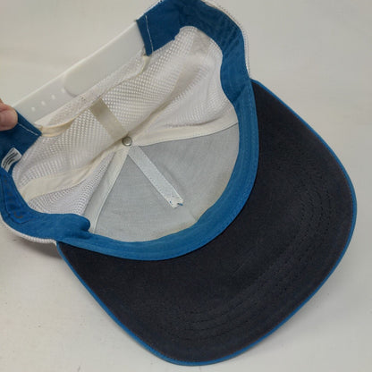Costa Ocearch Snapback Trucker Hat Blue One Size Adjustable Mesh Back 6 Panel