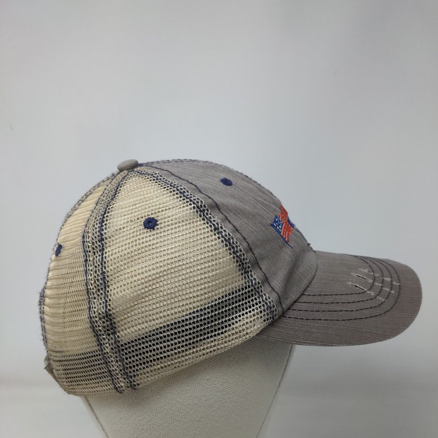 United Co-Op AG Services LLP Strapback Trucker Hat Gray OSFA Mesh Back
