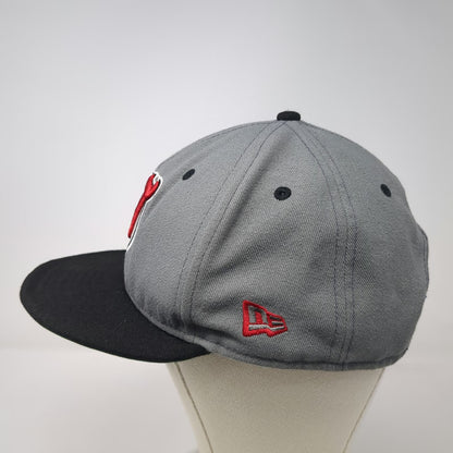 New Jersey Devils NHL New Era Snapback Hat Gray Black Red One Size Flat Brim