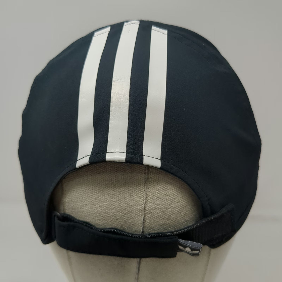 Adidas Baseball Cap Black One Size Trefoil Logo 3-Stripes Performance Sport Hat