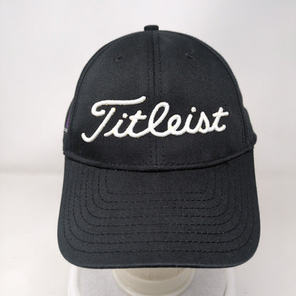 Titleist Slideback Hat Black One Size Adjustable Embroidered Glenwild