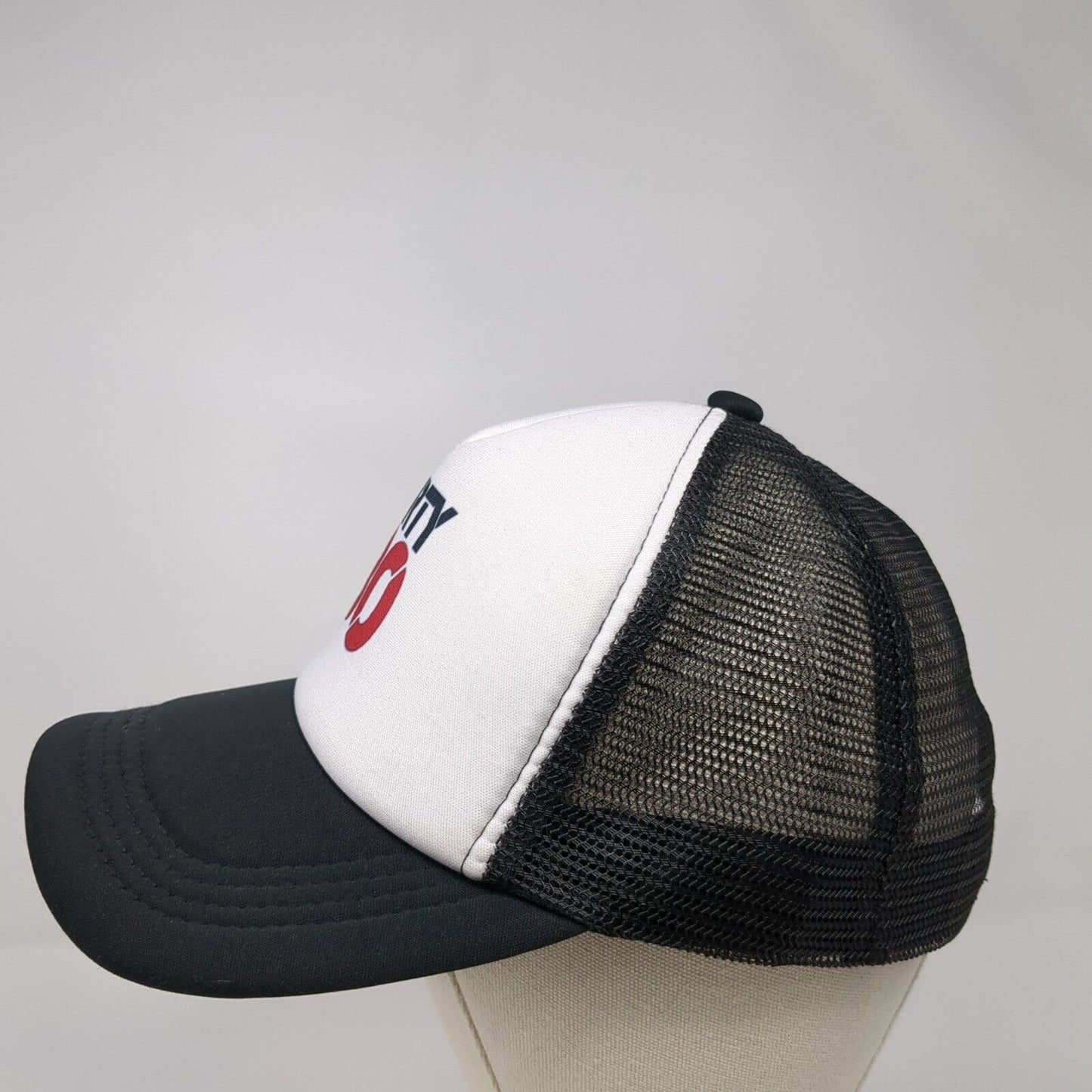 Dirty 30 Snapback Mesh Back Trucker Hat Black One Size Adjustable