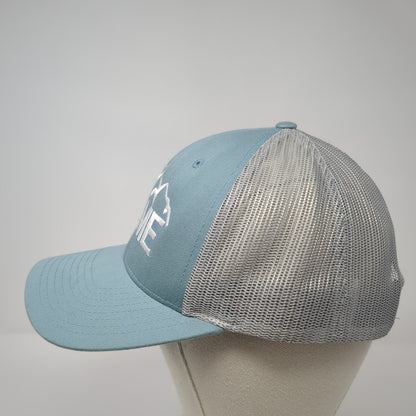 Home Idaho Trucker Hat Blue Large Adjustable Embroidered Mesh Back Richardson