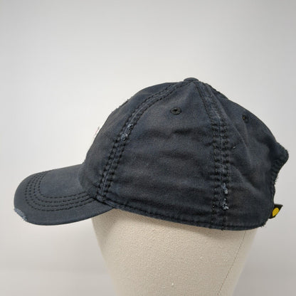 Daisy Flower Slideback Hat Blue One Size Adjustable Embroidered 6 Panel