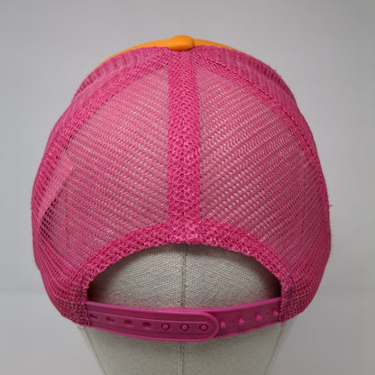 Heart Snapback Mesh Back Trucker Hat Multi One Size Colorblock Rubi