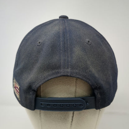 MauiBuilt Snapback Blue One Size Polyester Flat Brim Hawaii Flag Tonal Logo Hat