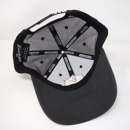 St. James Sporting Properties Snapback Trucker Hat Black One Size Zephyr