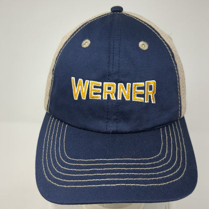 Werner Strapback Hat Multicolor One Size Adjustable Colorblock Mesh