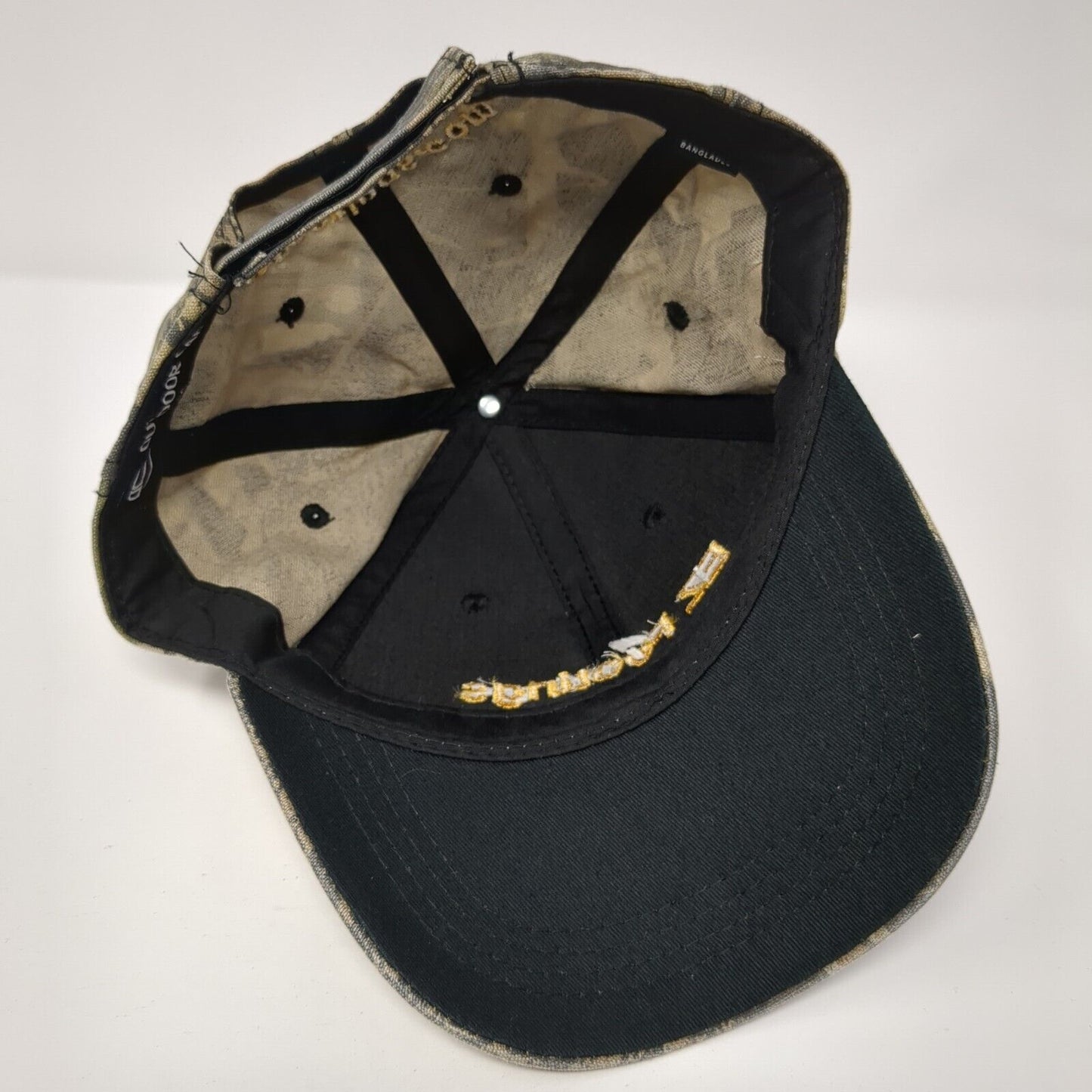 EZ Footings Adult Strapback Hat Camouflage OS Adjustable Embroidered Outdoor Cap
