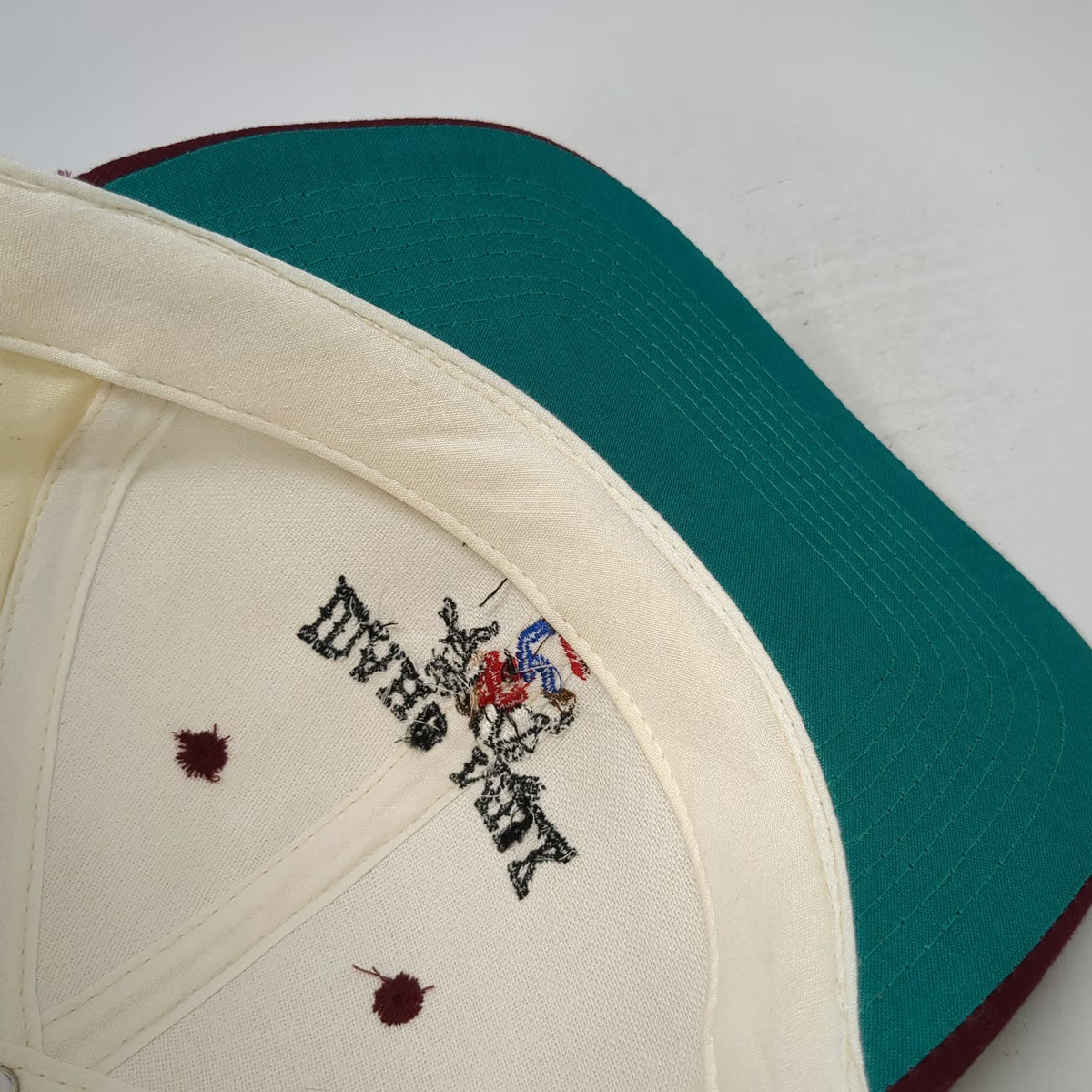 SB CAP Snapback Hat White Red One Size Idaho Milk Transport Inc Green Underbrim