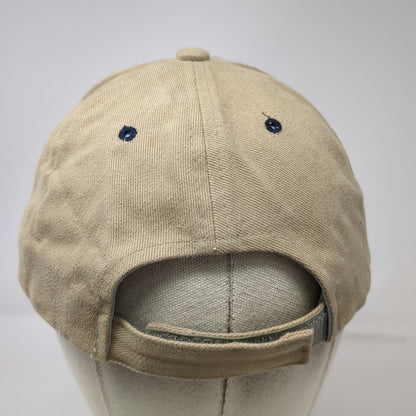 The Hat Source Baseball Cap Beige Blue One Size Cow Rocky Mountain Pharma Hat