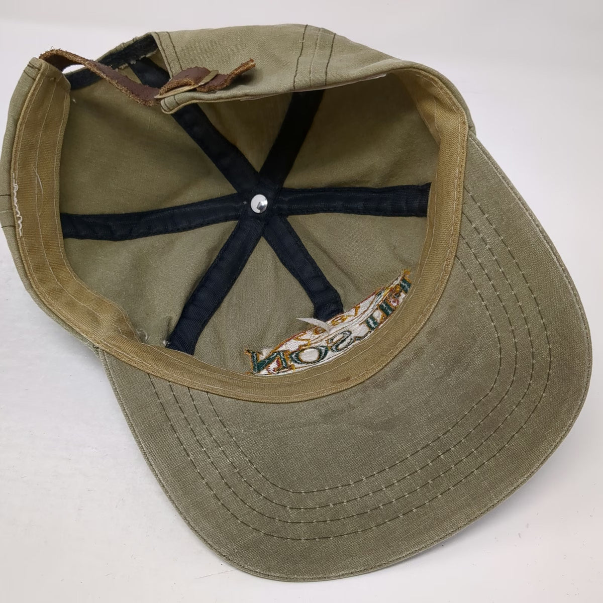 Filson Baseball Cap Brown One Size Leather Strap 100th Anniversary Hat Seattle