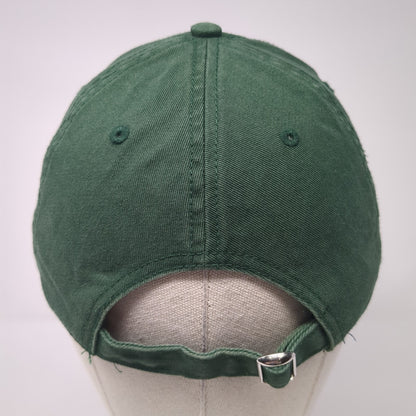Happy Camper Baseball Cap Green One Size Adjustable 6 Panel Mighty Fine
