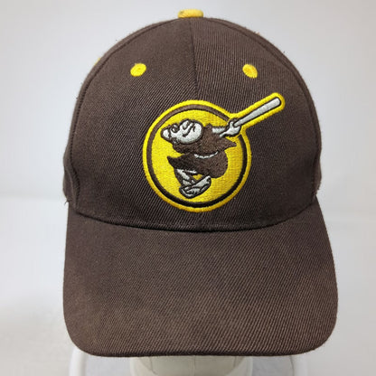 San Diego Padres MLB Snapback Hat Brown Yellow One Size Opening Day Sycuan Stars
