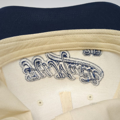 OTTO 5 Panel Beige Blue One Size Hd Muscle 20 Embroidered Snapback Hat Two Tone