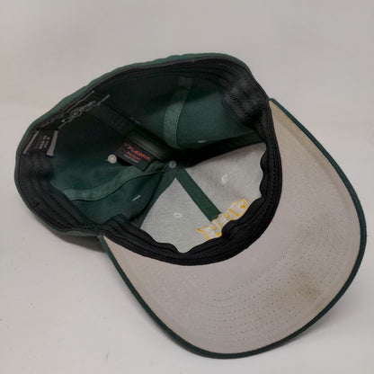 Pacific Headwear Men's Fitted Hat Green Size M-XL 7 3/8 - 8 Embroidered Logo