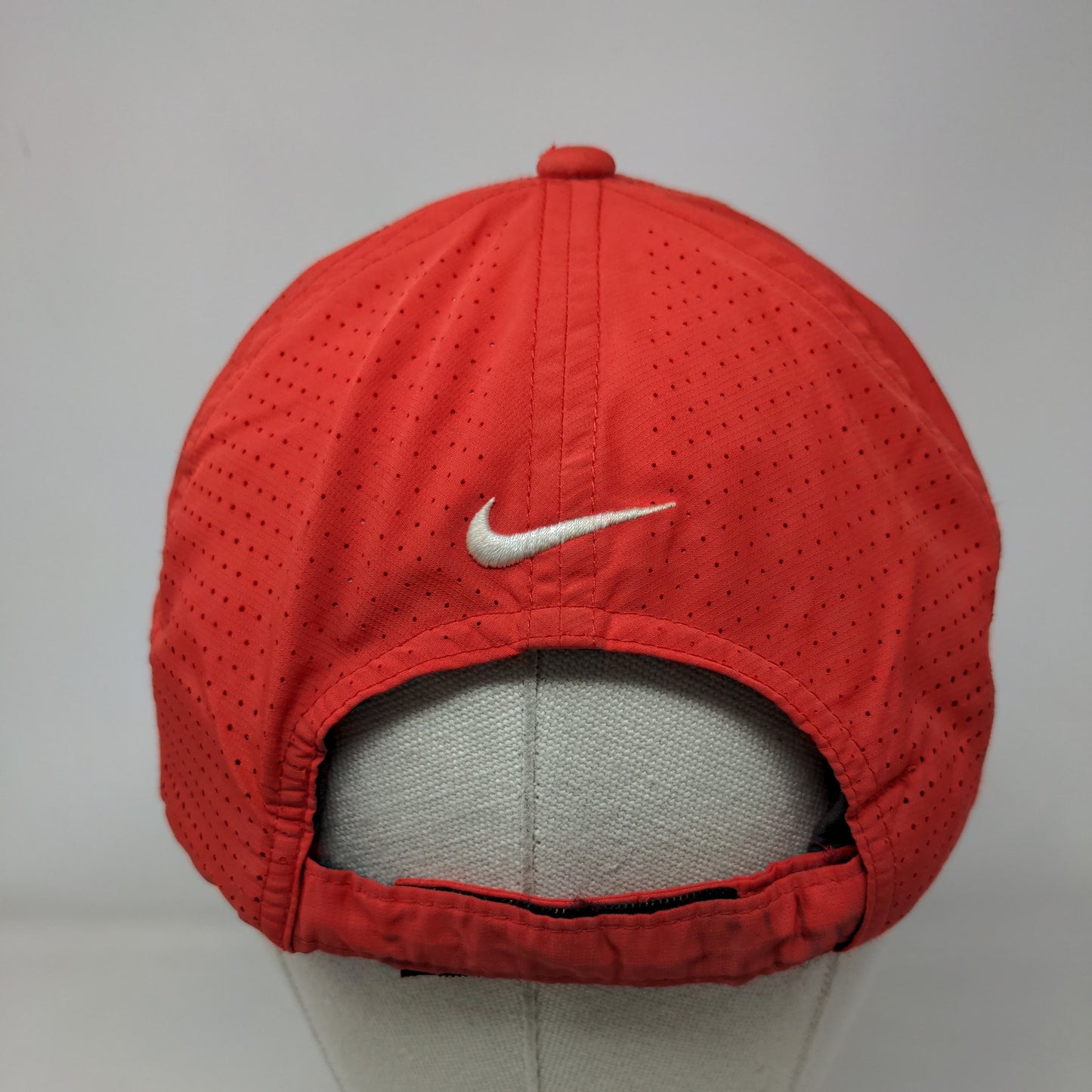Clinton Arrows Nike Golf Strapback Hat Red Embroidered Logo Adjustable
