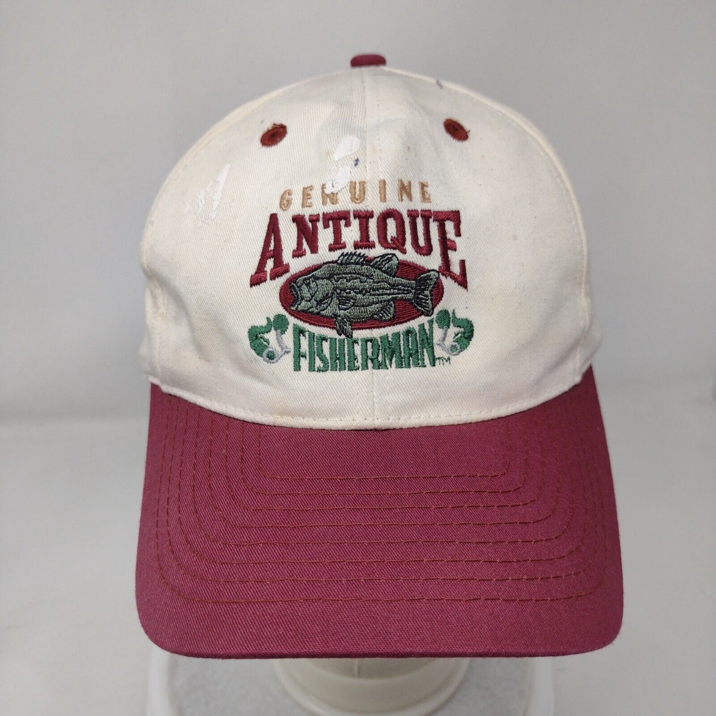 Genuine Antique Fisherman Snapback Hat Multi OSFA Embroidered 6 Panel